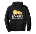 Bearded Dragon Mom Mom Bearded Dragon Hoodie - Graphic Print Men Women - T-Shirt, Sweatshirt, Hoodie
