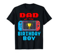 Dad Birthday Video Games Theme Bday T-Shirt - Minimalist Print Men Women - T-Shirt, Sweatshirt, Hoodie