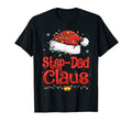 Mens Step Dad Claus Santa Hat T-Shirt - Fun Novelty Design for Adults - T-Shirt, Sweatshirt, Hoodie