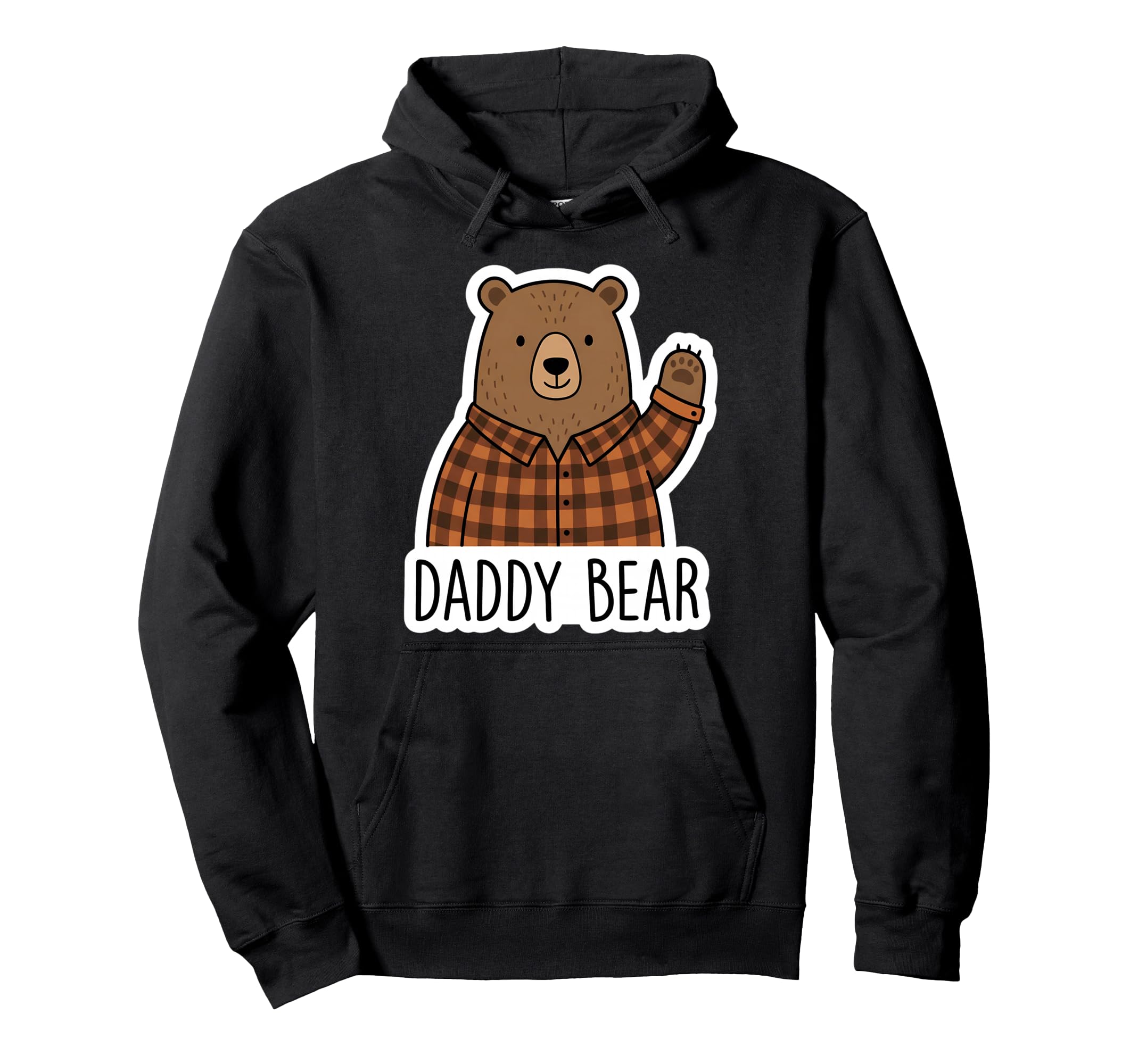 Daddy Bear Fathers Day Dad Papa Parent Hoodie - Aesthetic Graphic Unisex - T-Shirt, Sweatshirt, Hoodie