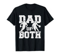 Dad Both Funny Football Basketball T-Shirt - Minimalist Print for Adults - T-Shirt, Sweatshirt, Hoodie