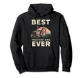 Best Truckin Dad Ever Big Rig Trucker Hoodie - Minimalist Print Unisex - T-Shirt, Sweatshirt, Hoodie