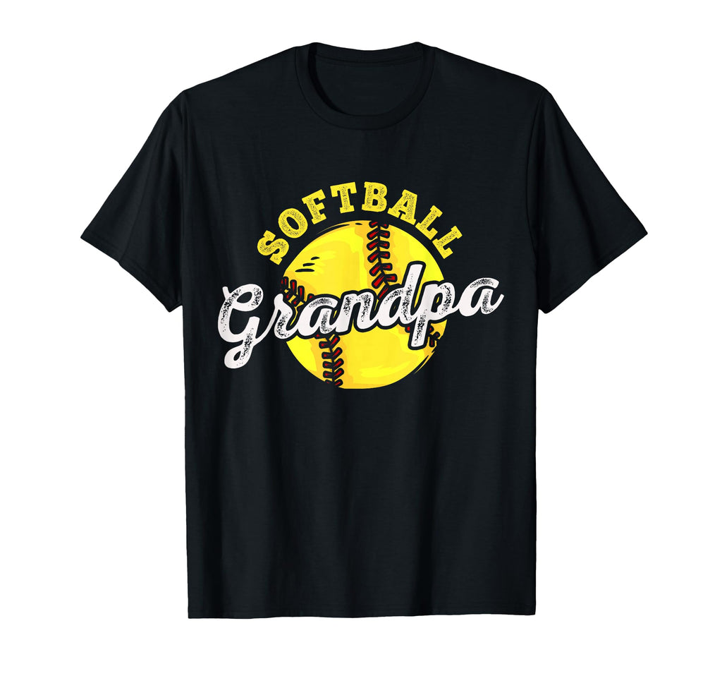 Softball Grandpa Grandfather Fathers T-Shirt - Unique Graphic for Adults - T-Shirt, Sweatshirt, Hoodie