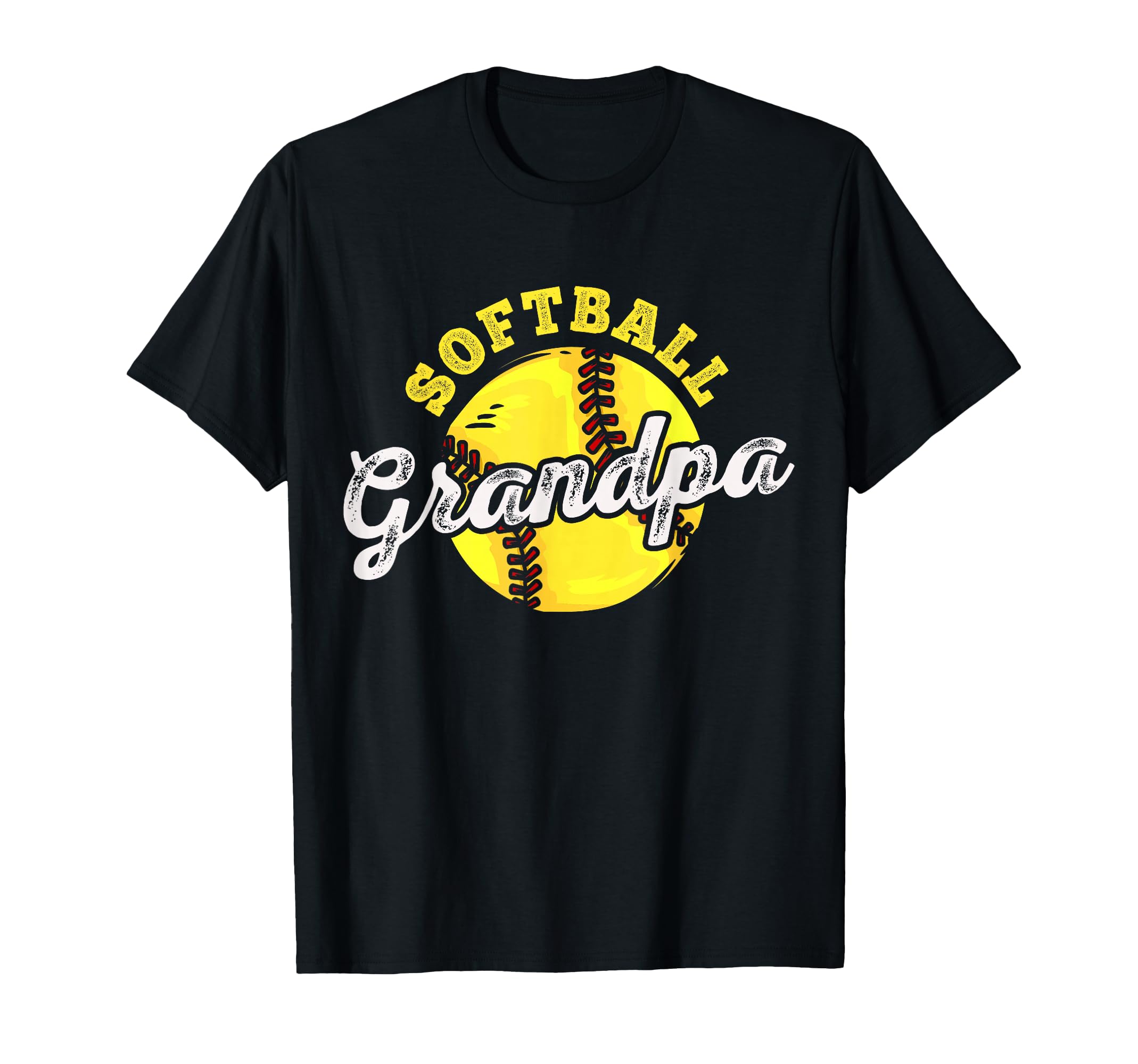 Softball Grandpa Grandfather Fathers T-Shirt - Unique Graphic for Adults - T-Shirt, Sweatshirt, Hoodie