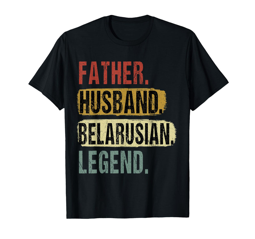 Father Husband Belarusian Legend T-Shirt - Casual Everyday Wear for Adults - T-Shirt, Sweatshirt, Hoodie