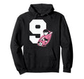 9 Soccer Birthday Gift Soccer Fan Hoodie - Aesthetic Graphic for Adults - T-Shirt, Sweatshirt, Hoodie