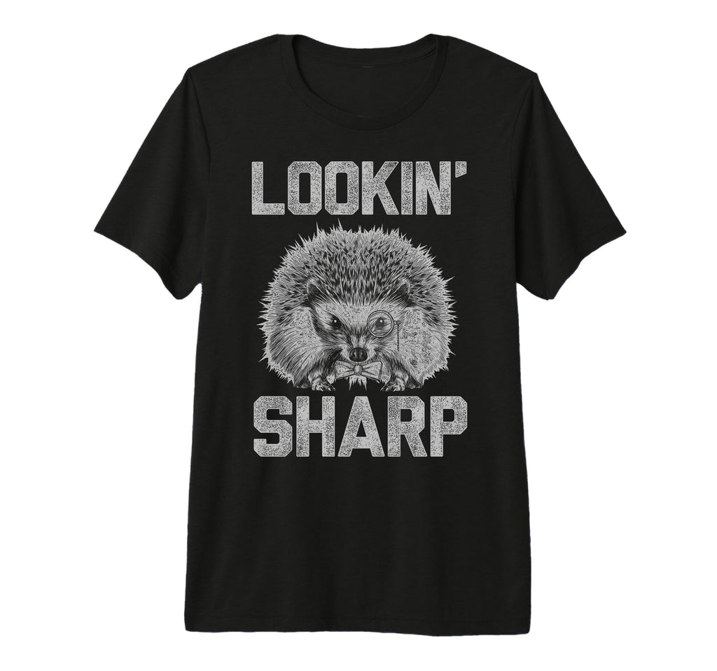 Lookin Sharp Dapper Hedgehog Dad T-Shirt - Casual Everyday Wear Unisex - T-Shirt, Sweatshirt, Hoodie