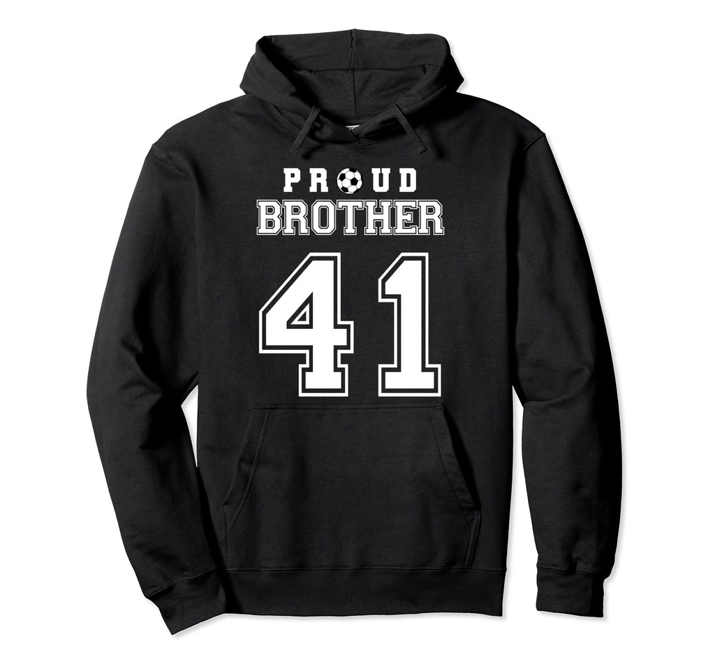 Number 41 Custom Proud Soccer Futbol Hoodie - Trendy Graphic Unisex - T-Shirt, Sweatshirt, Hoodie