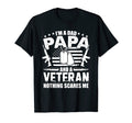 Mens Im Dad Papa And Veteran And T-Shirt - Graphic Print for Adults - T-Shirt, Sweatshirt, Hoodie