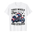 Motorcycle Trike Patriotic Usa Flag T-Shirt - Trendy Graphic Men Women - T-Shirt, Sweatshirt, Hoodie