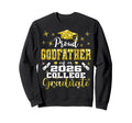 Proud Godfather 2026 College Sweatshirt - Custom Art Print for Adults - T-Shirt, Sweatshirt, Hoodie