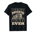 Best Truckin Dad Ever Funny Trucker T-Shirt - Trendy Graphic for Adults - T-Shirt, Sweatshirt, Hoodie