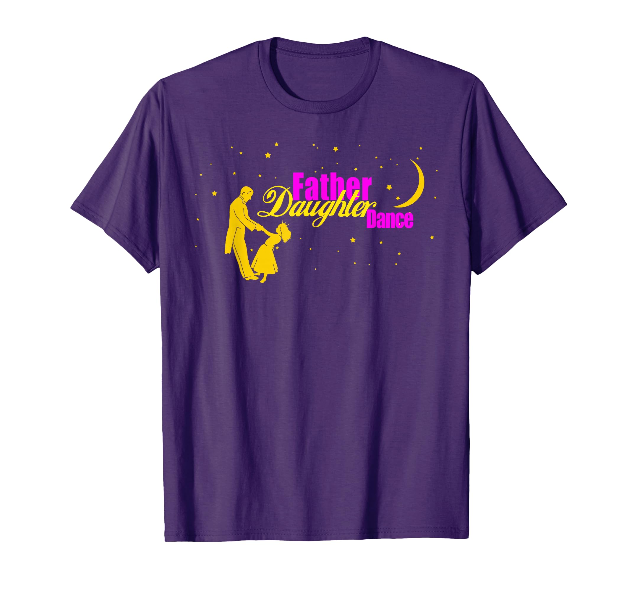 Father Daughter Dance Night Moon T-Shirt - Minimalist Print Men Women - T-Shirt, Sweatshirt, Hoodie
