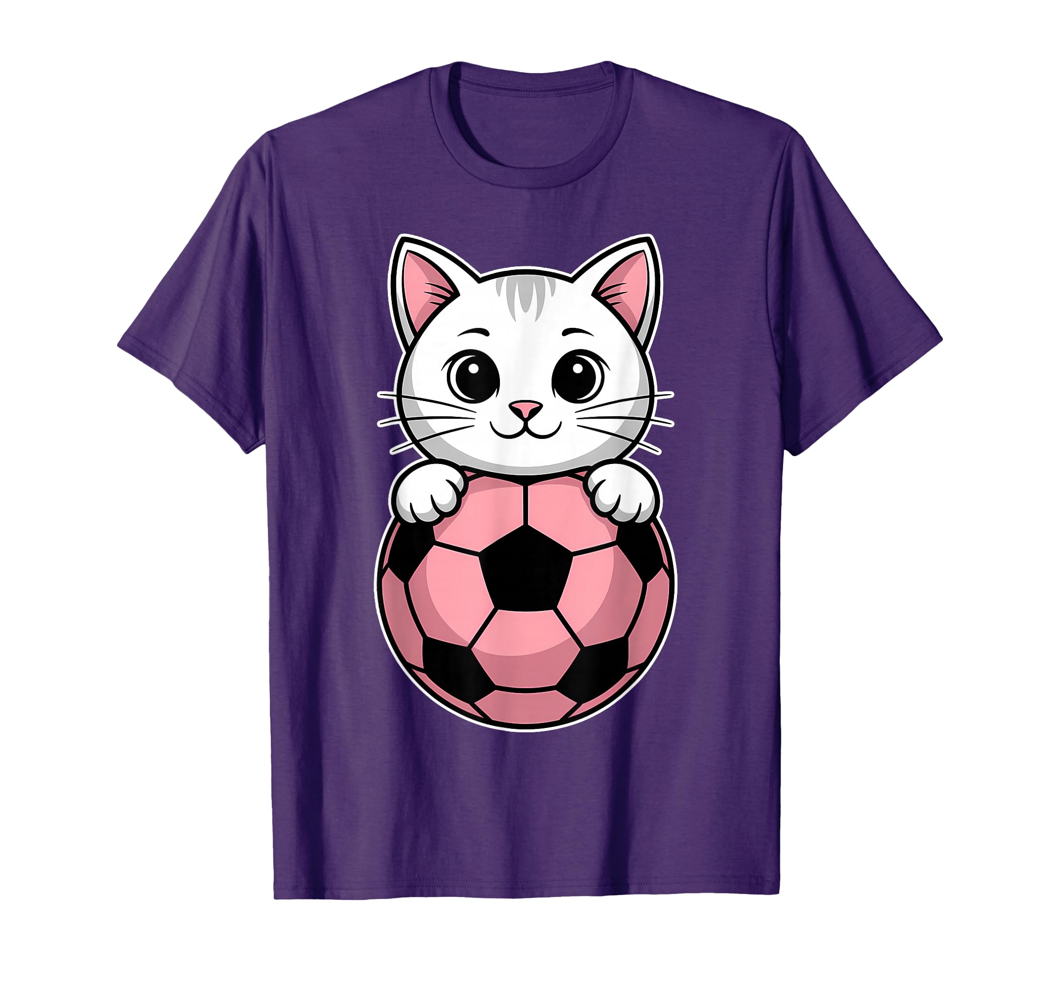 Soccer Funny Soccer Ball Cats Sweatshirt - Fun Novelty Design Men Women - T-Shirt, Sweatshirt, Hoodie