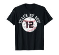 Unique Thats My 12 Baseball Player Mom Or T-Shirt - Graphic Print Unisex - T-Shirt, Sweatshirt, Hoodie