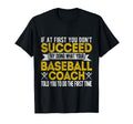 Funny Baseball Coach Baseball Team T-Shirt - Custom Art Print for Adults - T-Shirt, Sweatshirt, Hoodie