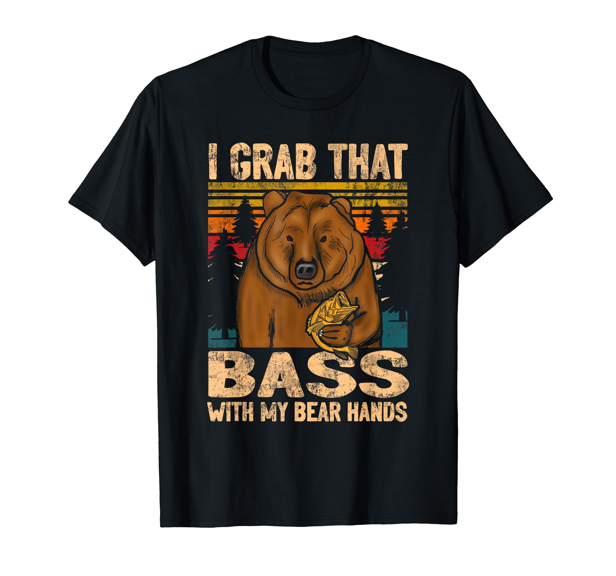 Funny Fishing Pun Largemouth Bass T-Shirt - Trendy Graphic Men Women - T-Shirt, Sweatshirt, Hoodie