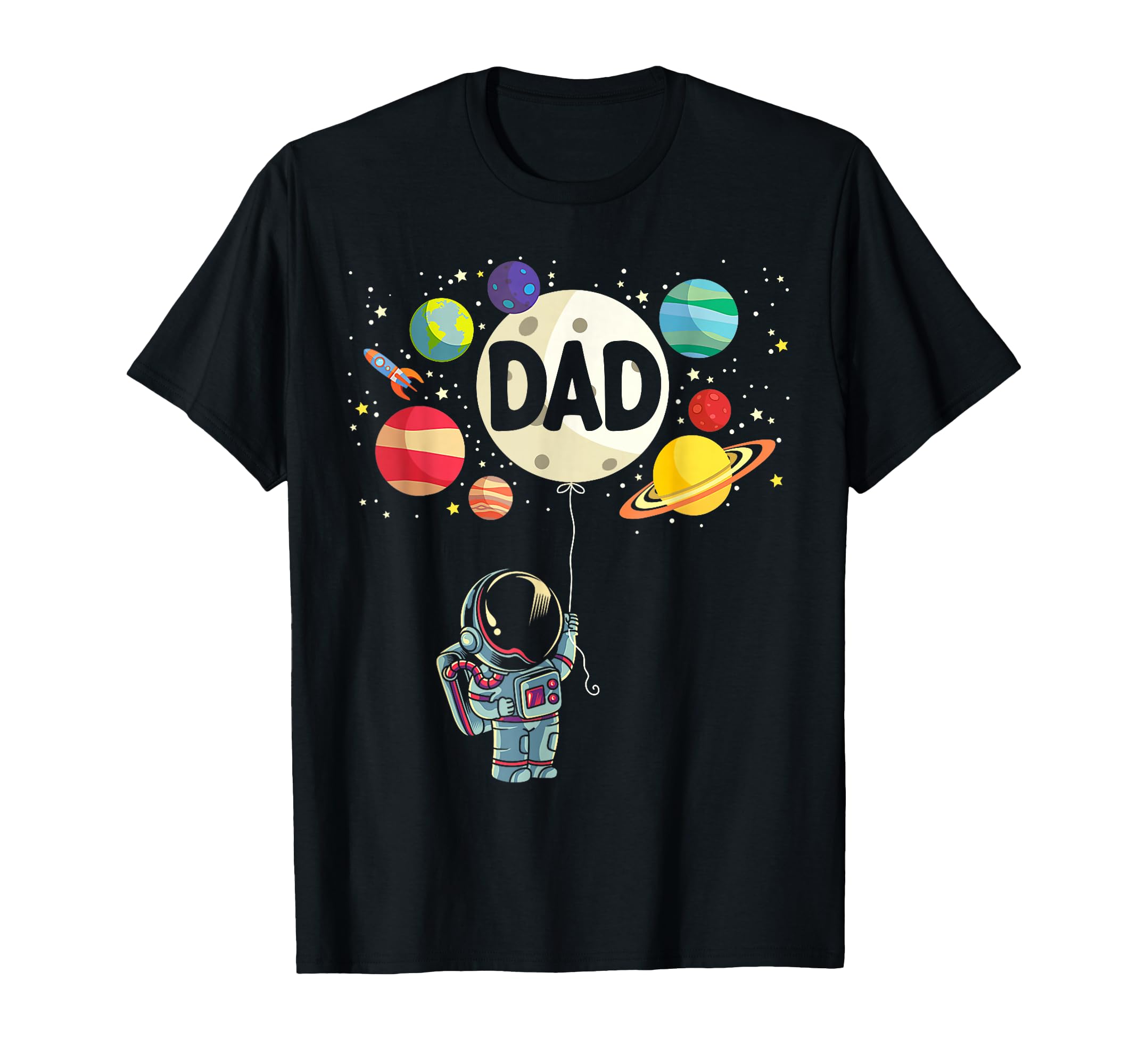 Dad Birthday Space Astronaut 1St T-Shirt - Aesthetic Graphic Men Women - T-Shirt, Sweatshirt, Hoodie