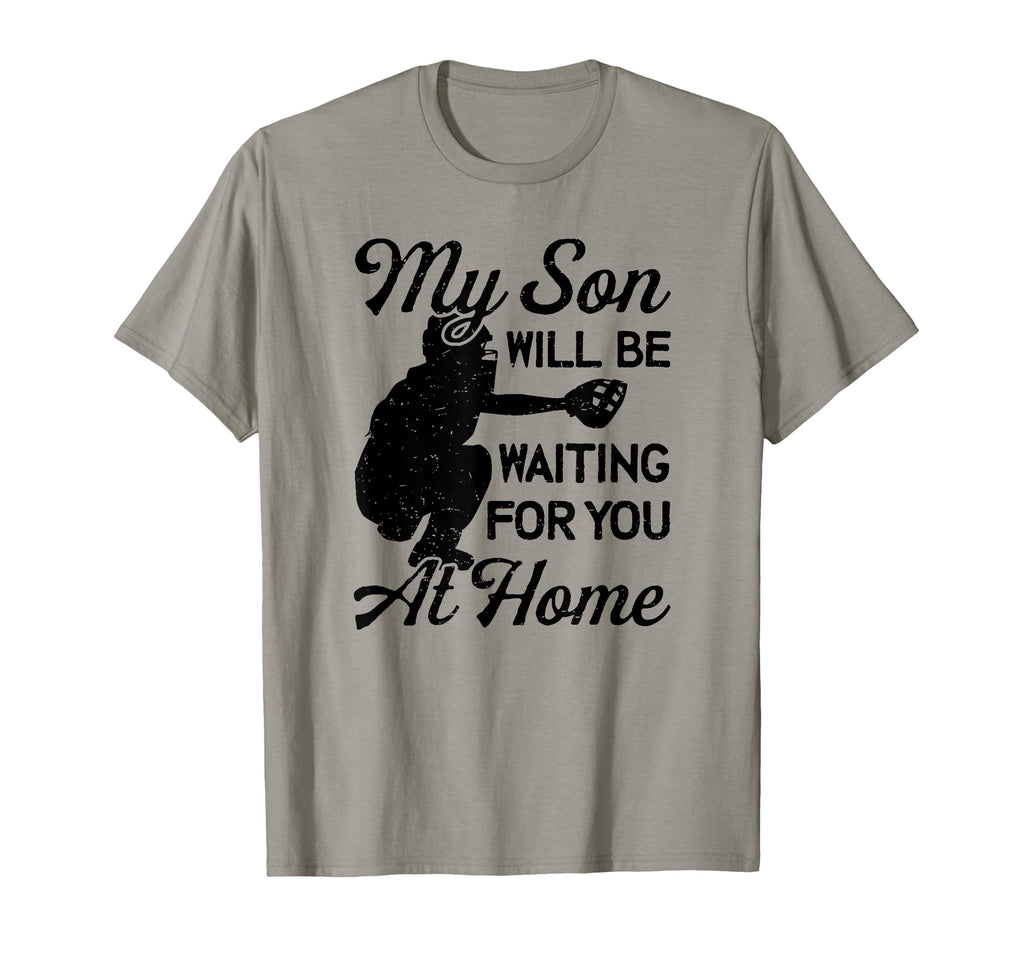 My Son Waiting You Home Catcher T-Shirt - Minimalist Print Men Women - T-Shirt, Sweatshirt, Hoodie