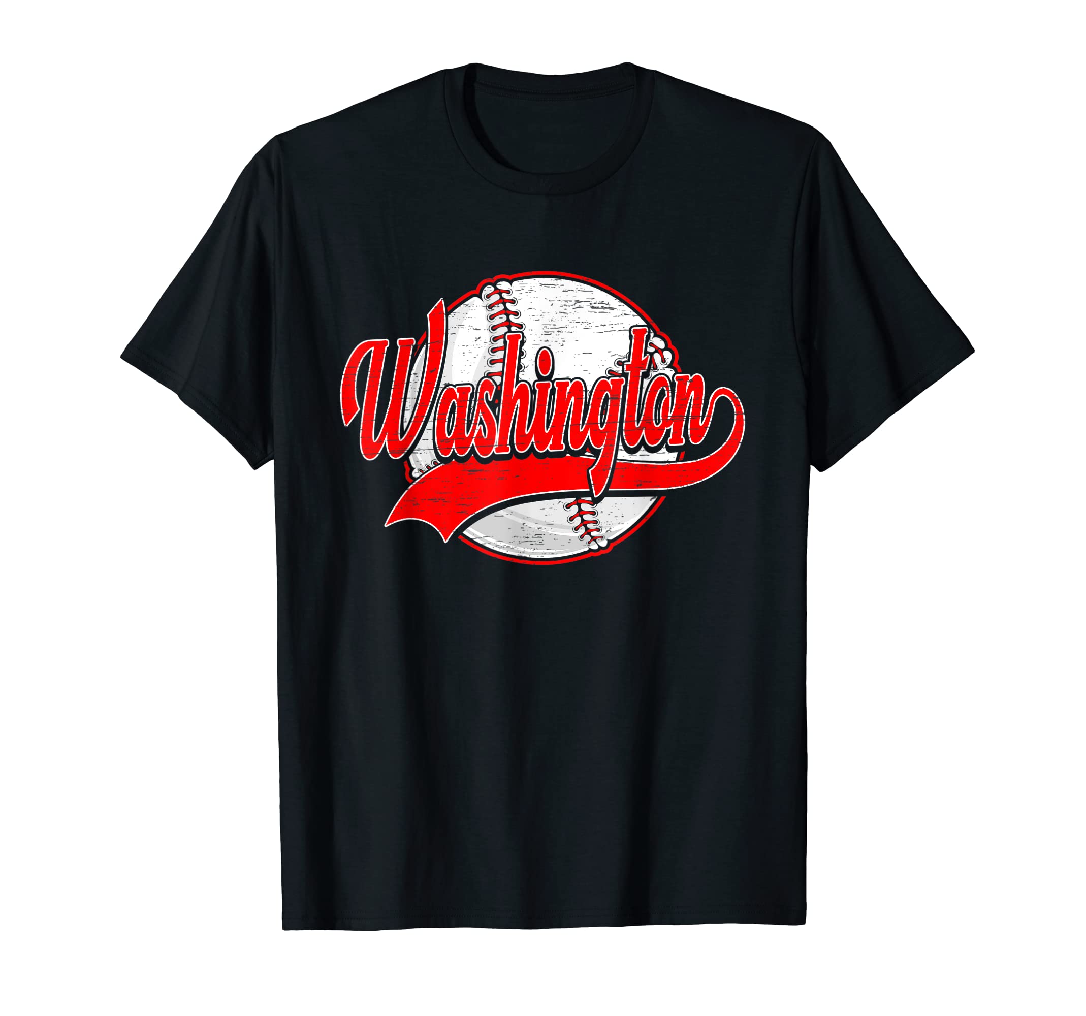 Washington Funny Baseball Mom Dad Son T-Shirt - Minimalist Print Unisex - T-Shirt, Sweatshirt, Hoodie