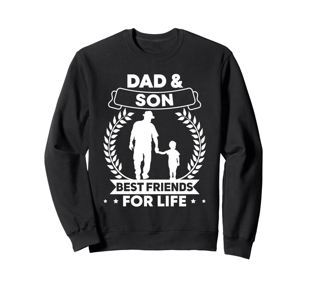 Dad And Son Matching Outfits Fathers Sweatshirt - Trendy Graphic Men Women - T-Shirt, Sweatshirt, Hoodie
