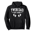 Twin Dad Twins Est 2026 Promoted To Hoodie - Custom Art Print Men Women - T-Shirt, Sweatshirt, Hoodie