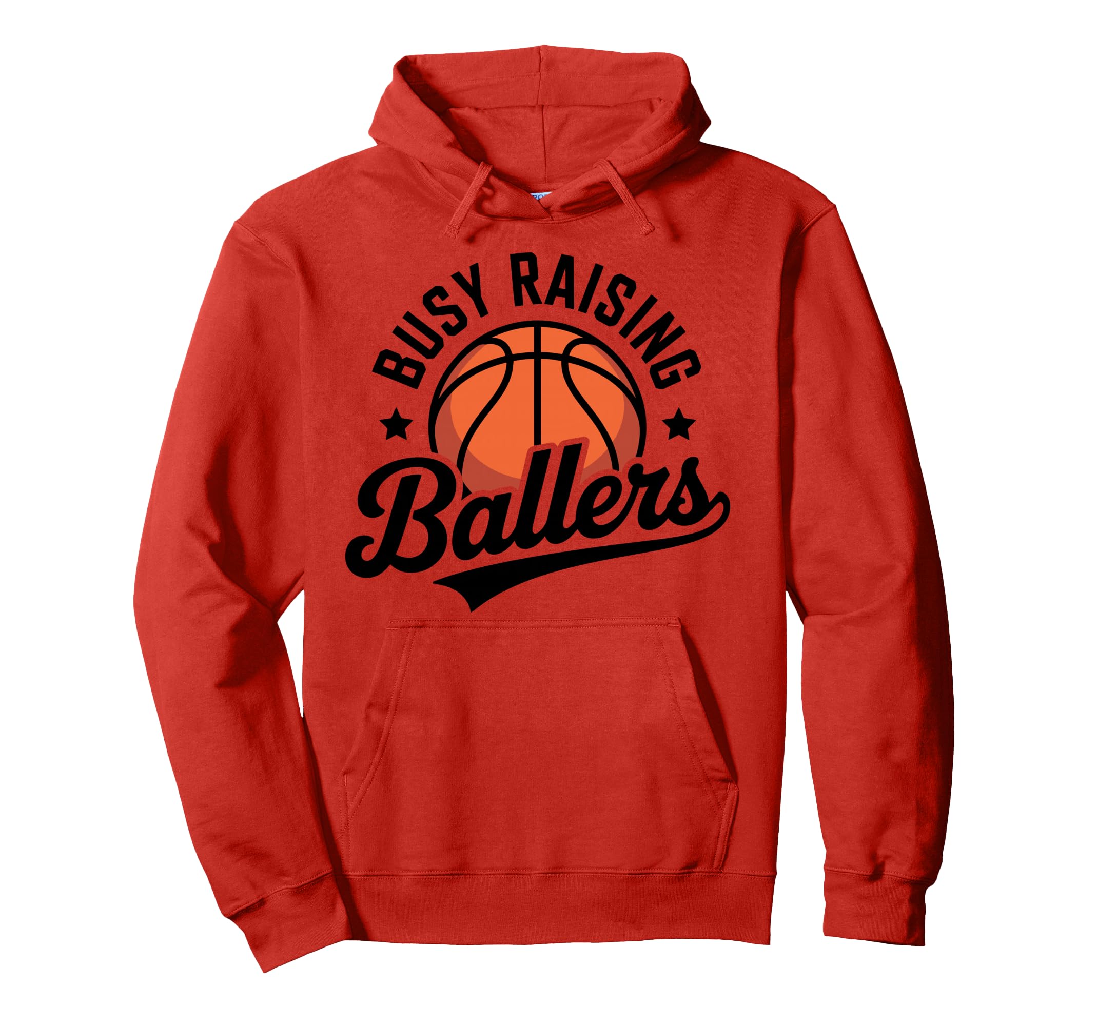 Busy Raising Ballers Funny Hoodie - Fun Novelty Design for Adults - T-Shirt, Sweatshirt, Hoodie