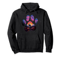 Bearded Collie Paw Mountain Dog Mom Dad Hoodie - Graphic Print Men Women - T-Shirt, Sweatshirt, Hoodie