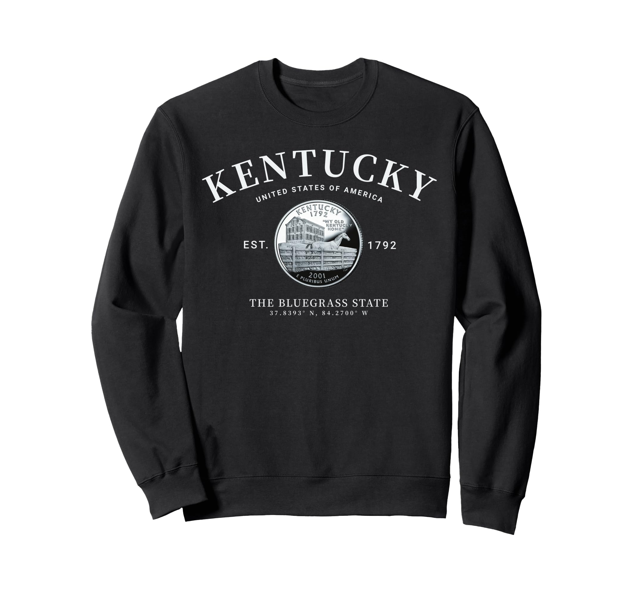 My Old Kentucky Home Bluegrass State Sweatshirt - Graphic Print Unisex - T-Shirt, Sweatshirt, Hoodie