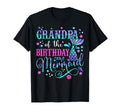 Grandpa Birthday Mermaid Bday Party T-Shirt - Novelty Apparel Men Women - T-Shirt, Sweatshirt, Hoodie