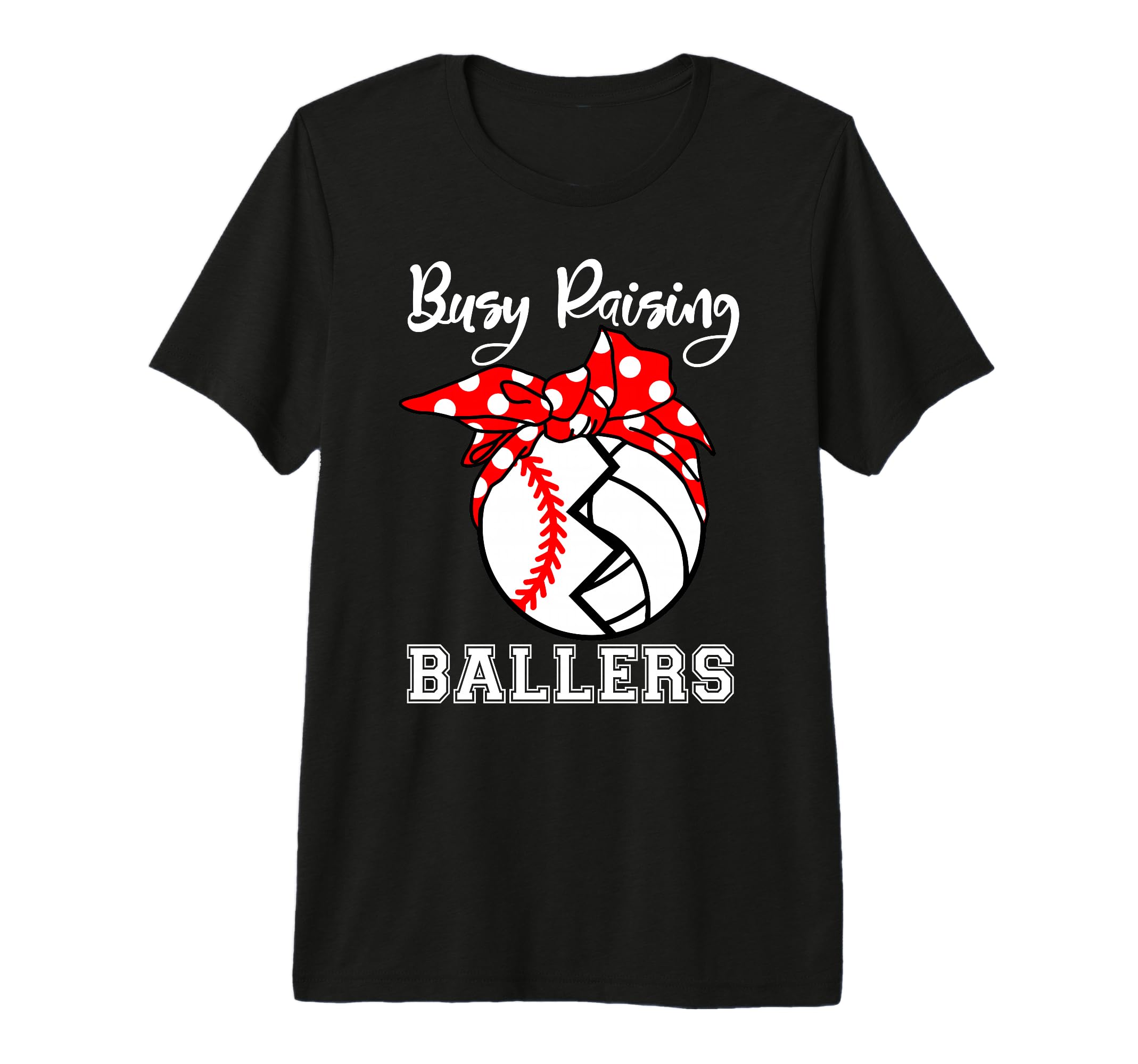 Busy Raising Ballers Funny Baseball T-Shirt - Trendy Graphic for Adults - T-Shirt, Sweatshirt, Hoodie