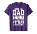I Am Dad Grandpa And Veteran Nothing Scares T-Shirt - Graphic Print Unisex - T-Shirt, Sweatshirt, Hoodie