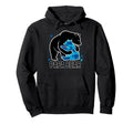 Papa Bear Autism Awareness Puzzle Hoodie - Fun Novelty Design for Adults - T-Shirt, Sweatshirt, Hoodie