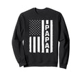 Papa American Flag Proud Grandpa Sweatshirt - Trendy Graphic Unisex - T-Shirt, Sweatshirt, Hoodie