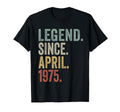 50 Years Old Legend Since April 1975 T-Shirt - Minimalist Print for Adults - T-Shirt, Sweatshirt, Hoodie