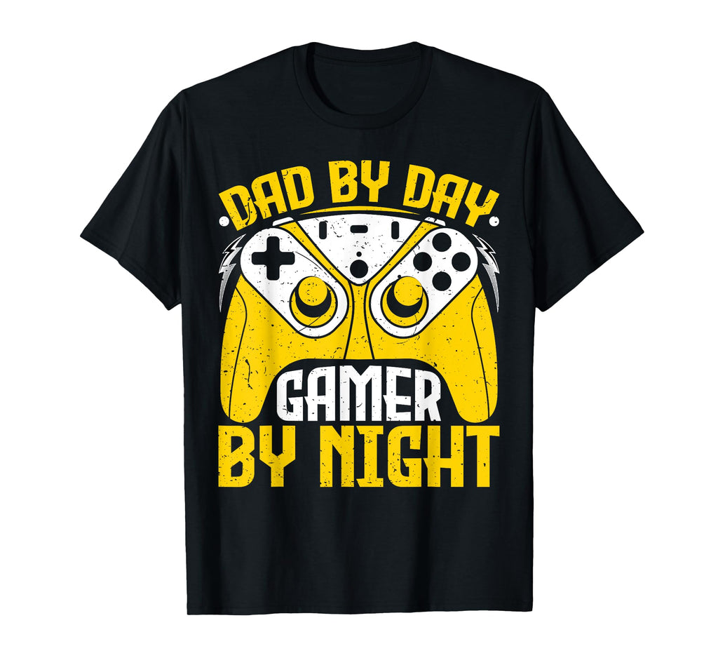 Dad Day Gamer Night Video Gamer Dad T-Shirt - Aesthetic Graphic Unisex - T-Shirt, Sweatshirt, Hoodie