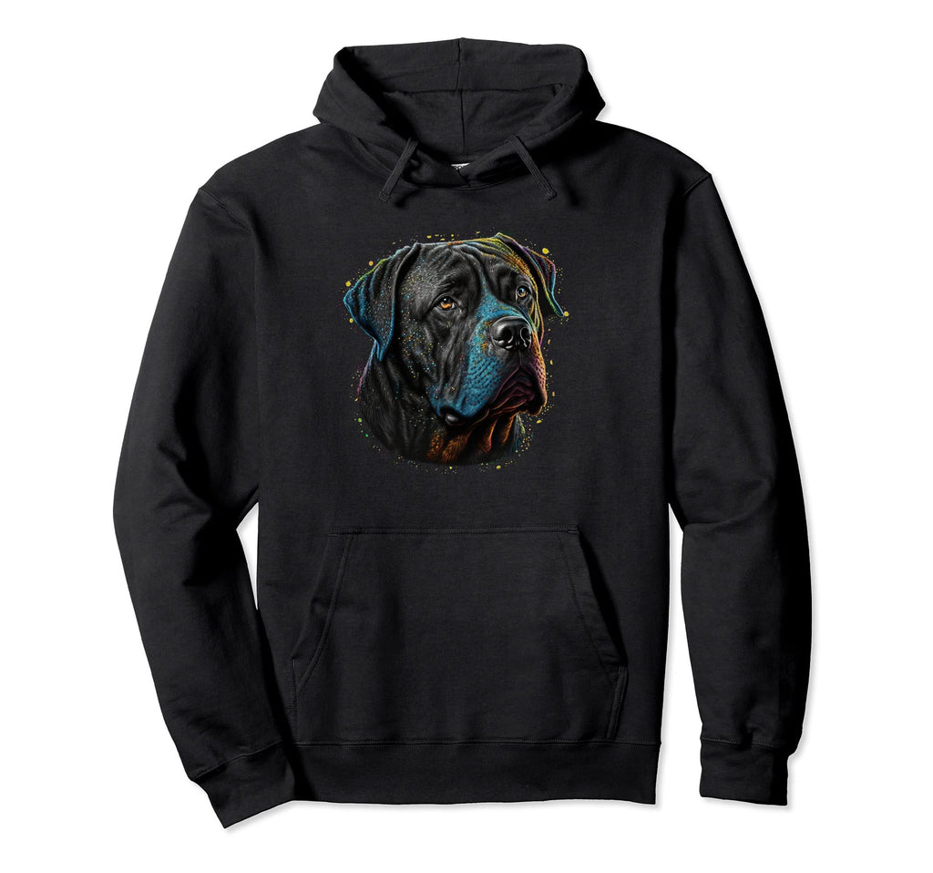 Cane Corso Lover Colorful Art Dog Mom Hoodie - Unique Graphic Men Women - T-Shirt, Sweatshirt, Hoodie