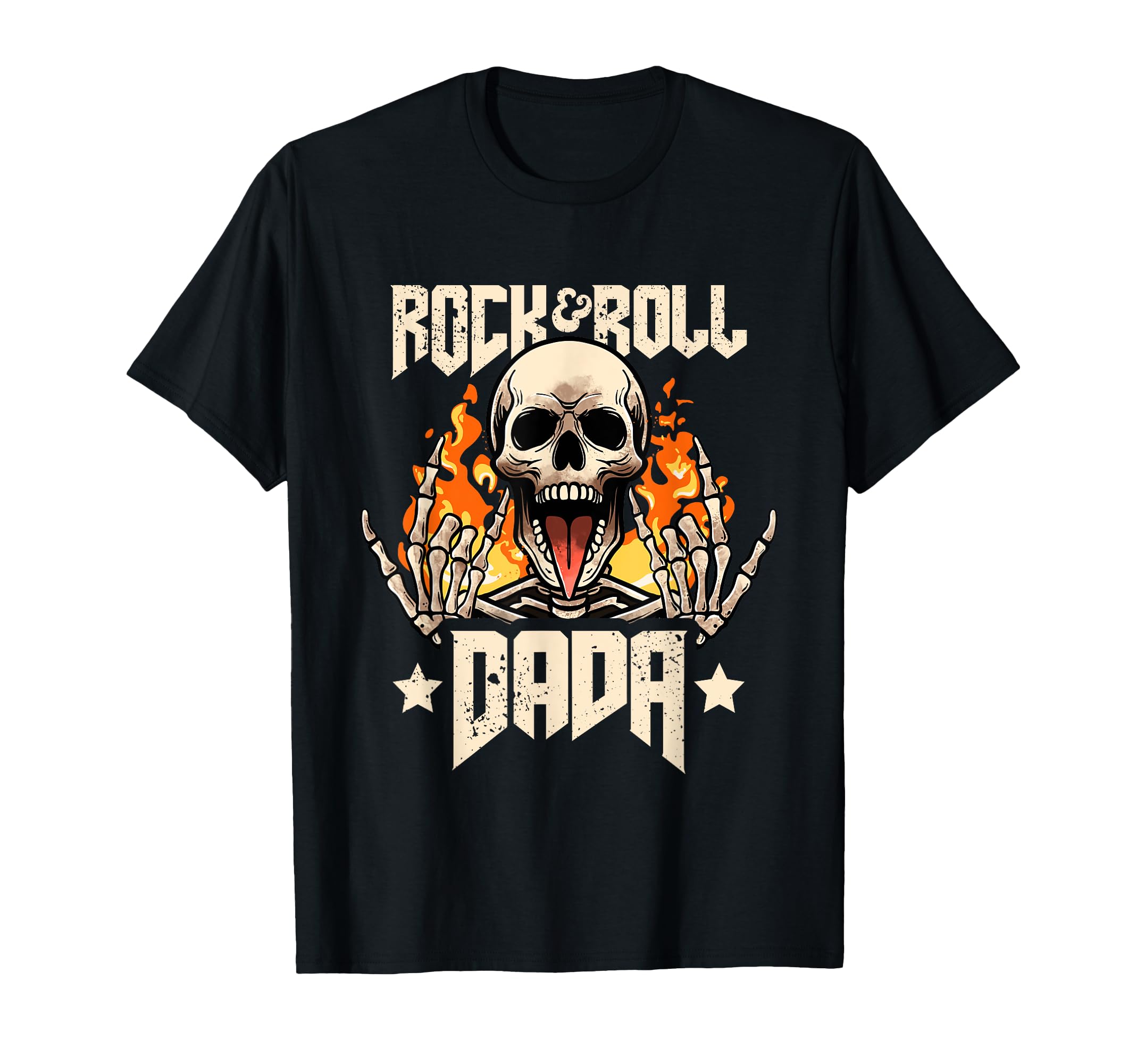 Rock And Roll Dada Dad Rock Roll Rock T-Shirt - Unique Graphic for Adults - T-Shirt, Sweatshirt, Hoodie