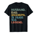 Husband Dad Grandpa 75 Year Old Legend 75Th T-Shirt - Graphic Print Unisex - T-Shirt, Sweatshirt, Hoodie