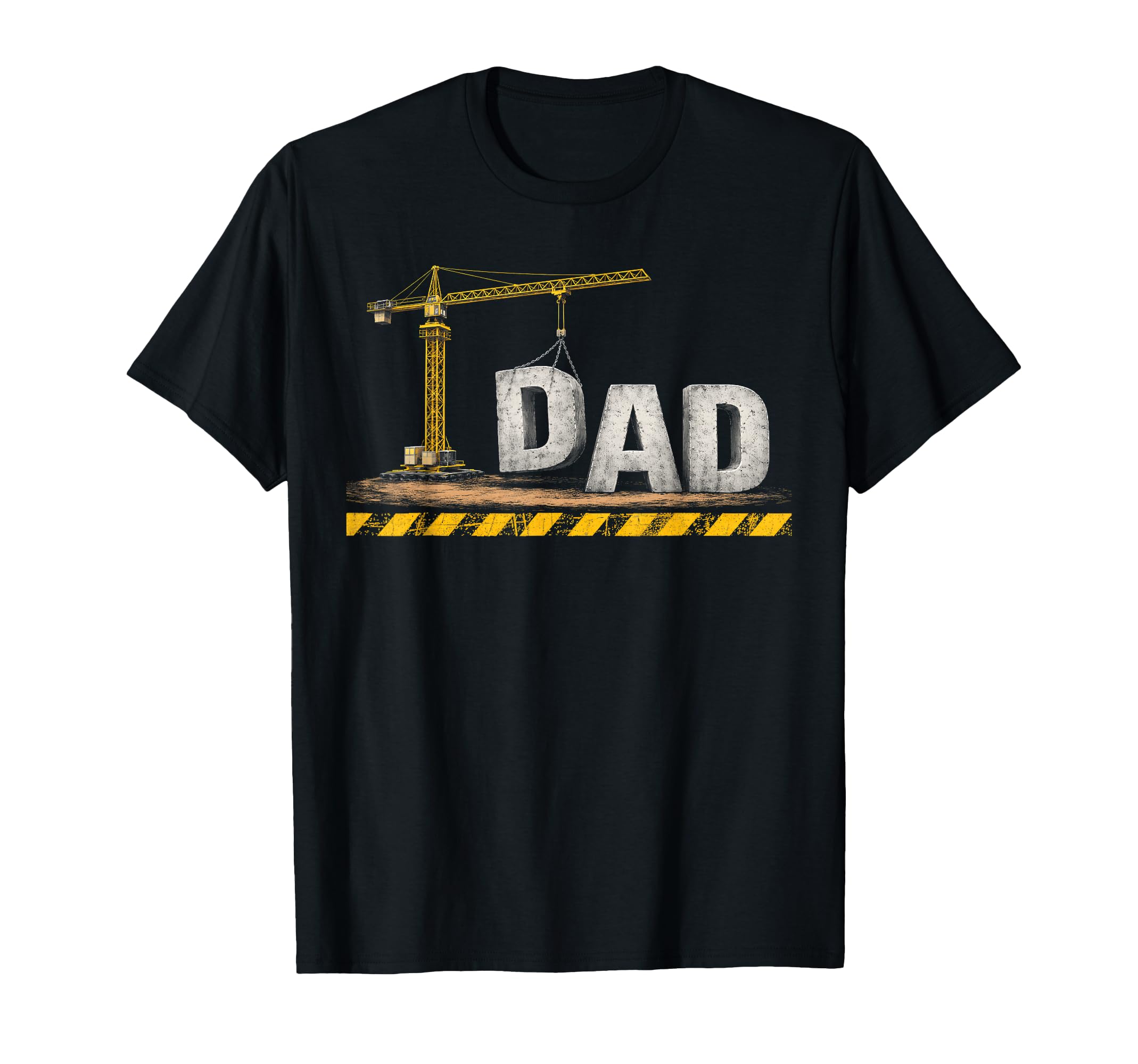 Dad Built Strong Dad Family Builder Funny T-Shirt - Graphic Print Unisex - T-Shirt, Sweatshirt, Hoodie