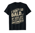 Mens Hair Just Ran Away Funny Bald Head T-Shirt - Graphic Print Unisex - T-Shirt, Sweatshirt, Hoodie