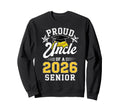 Proud Uncle 2026 Senior Softball Sweatshirt - Aesthetic Graphic for Adults - T-Shirt, Sweatshirt, Hoodie
