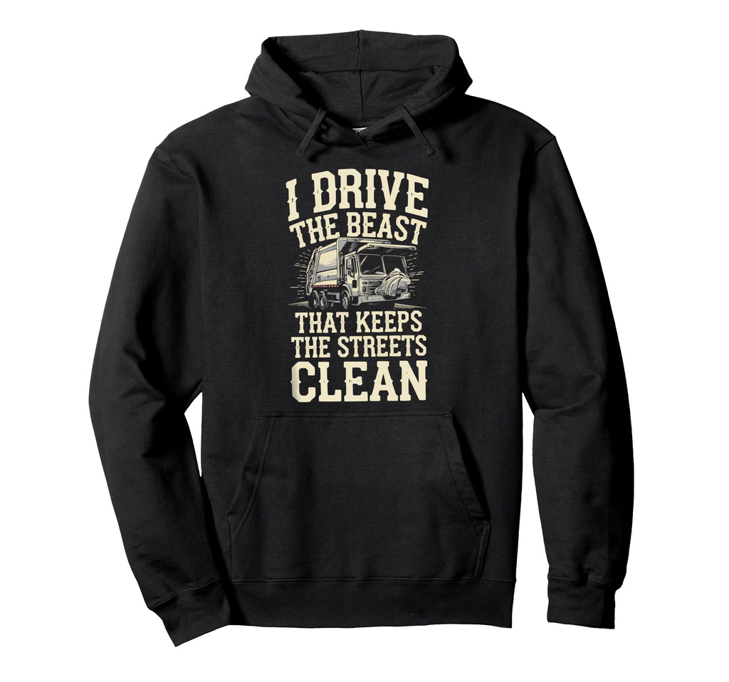 Garbage Truck Driving Truck Driver Hoodie - Aesthetic Graphic for Adults - T-Shirt, Sweatshirt, Hoodie