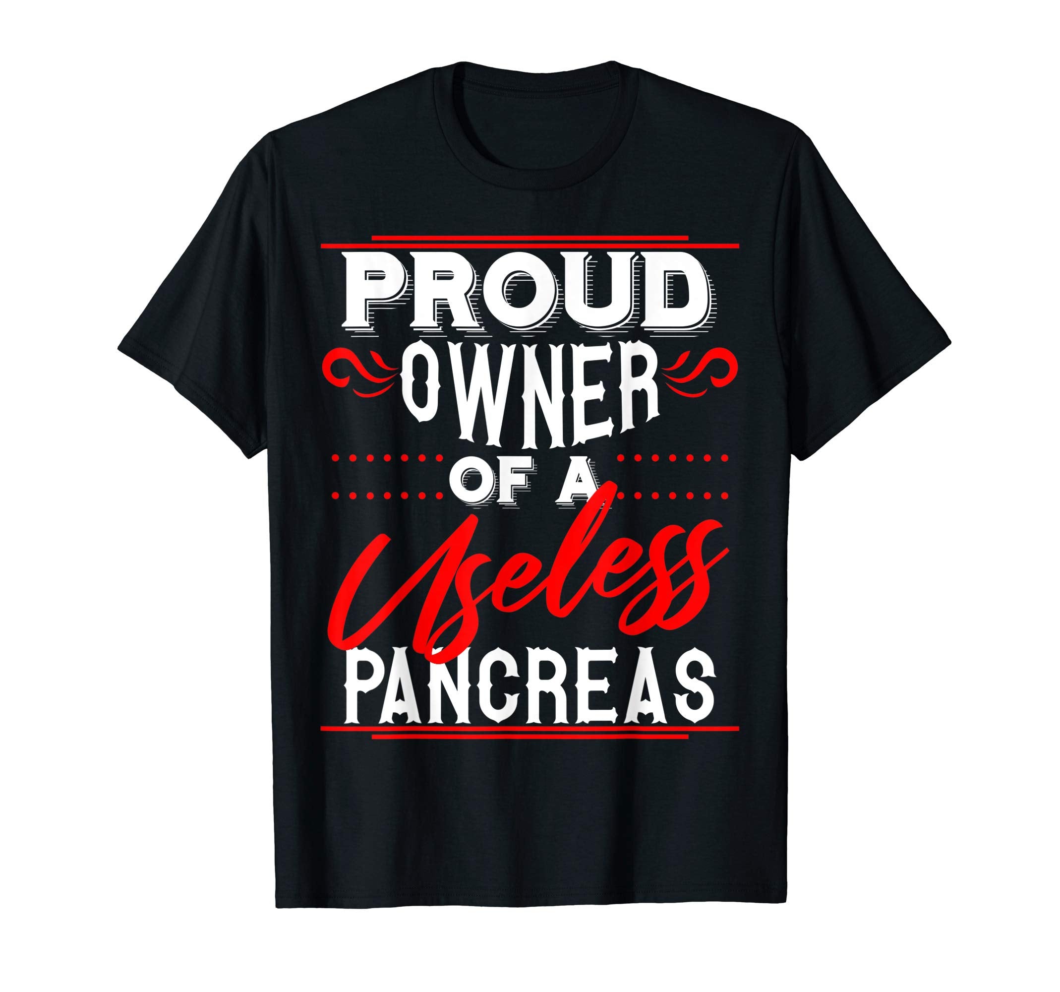 Funny Diabetic Gift Diabetes Useless T-Shirt - Custom Art Print for Adults - T-Shirt, Sweatshirt, Hoodie