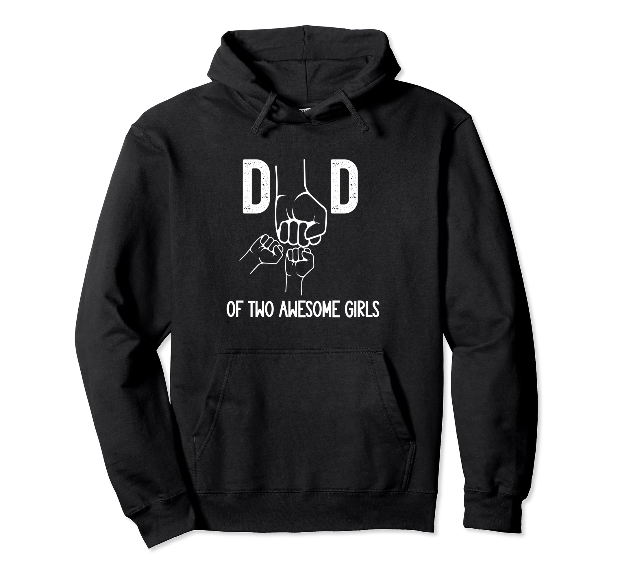 Fist Bump Dad Two Awesome Fathers Day Hoodie - Novelty Apparel for Adults - T-Shirt, Sweatshirt, Hoodie