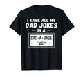 Mens Funny Dad Gift I Save All My Dad T-Shirt - Graphic Print for Adults - T-Shirt, Sweatshirt, Hoodie