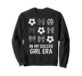 My Soccer Era Soccer Balls And Bows Sweatshirt - Graphic Print Men Women - T-Shirt, Sweatshirt, Hoodie