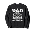 Biker Dad Dad Myth Legend Sweatshirt - Casual Everyday Wear for Adults - T-Shirt, Sweatshirt, Hoodie