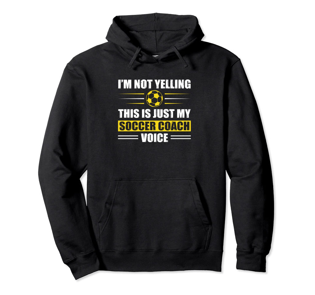 Coaching Soccer Dad Coach Soccer Coach Hoodie - Custom Art Print for Adults - T-Shirt, Sweatshirt, Hoodie