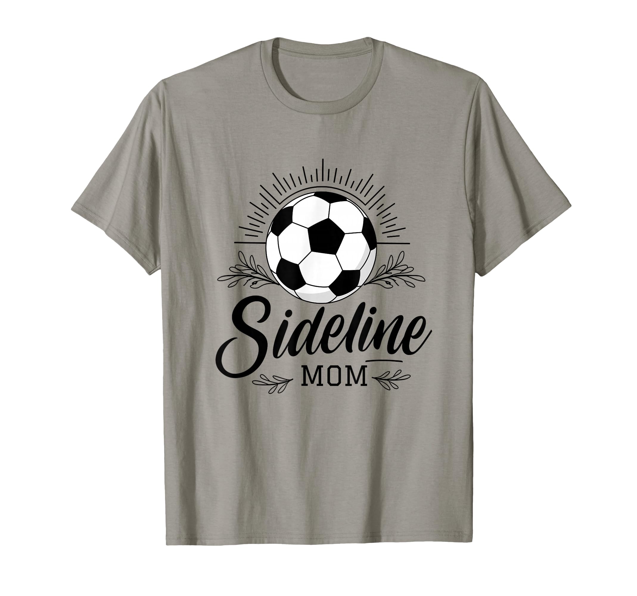 Sideline Mom Soccer Game Days Soccer T-Shirt - Aesthetic Graphic Men Women - T-Shirt, Sweatshirt, Hoodie